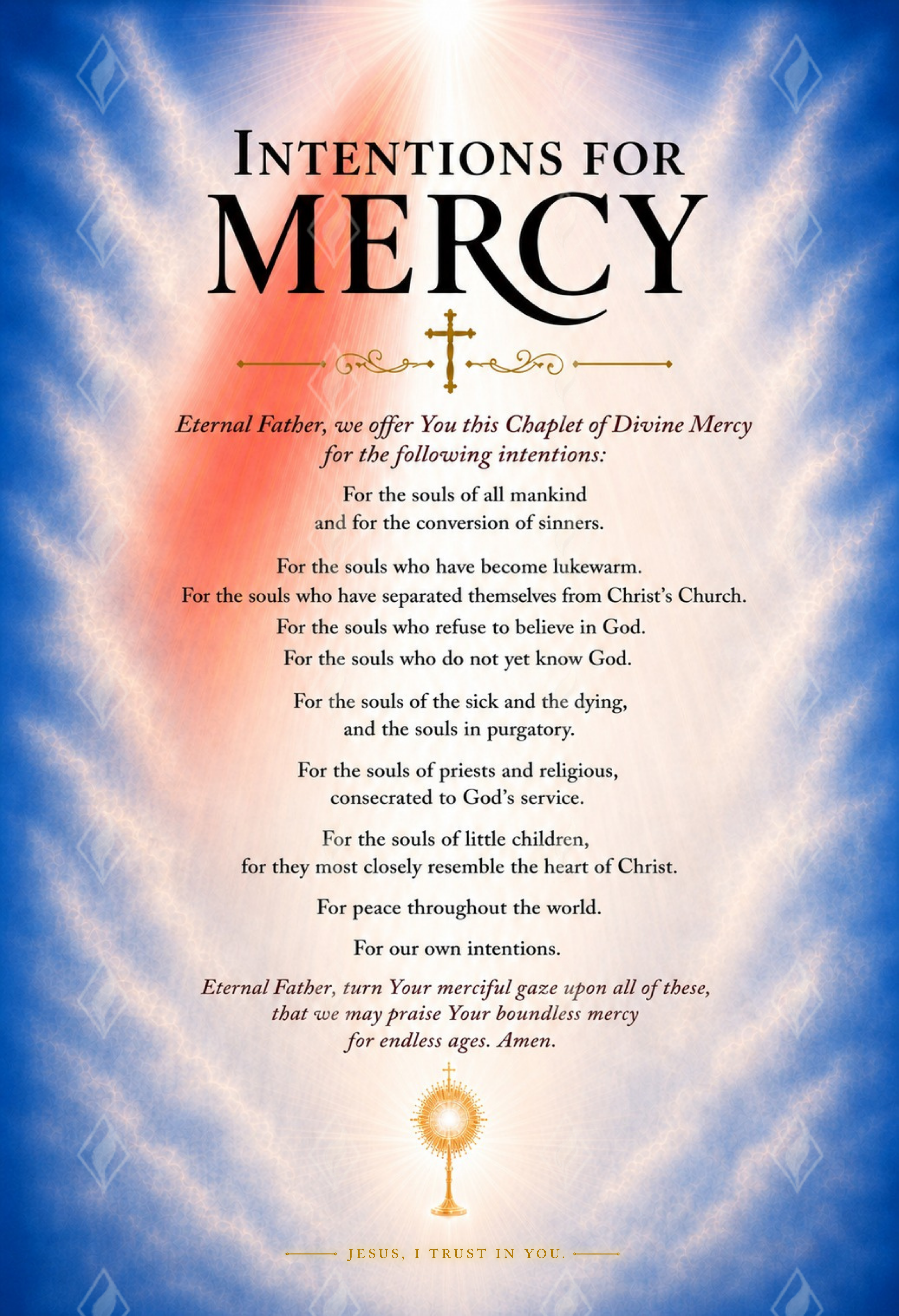 Divine Mercy Posters - preview